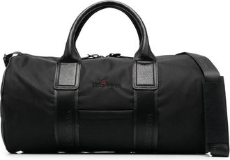 Kiton logo-strap travel bag - men - Polyurethane - OS - Black