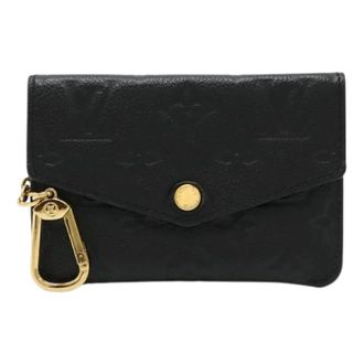 Louis Vuitton Pre-owned Wallets, female, Black, Size: ONE SIZE Pre-owned Monogram Empreinte Coin Purse