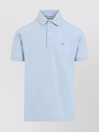 Etro roma printed undercollar polo shirt