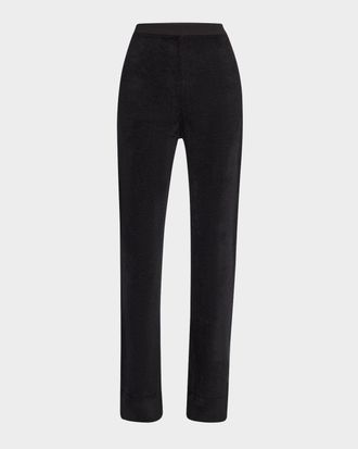 Proenza Schouler Evie Chenille Flare Pants