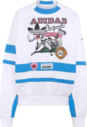 adidas Donna, Felpe, Bianco, M, new