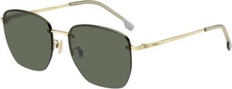 BOSS 1712/F/SK Asian Fit J5G/QT Mens Sunglasses Gold Size 58