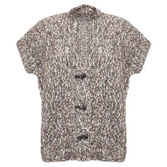 D.exterior Gilet in misto lana - - Knitwear - Donna - Beige - S