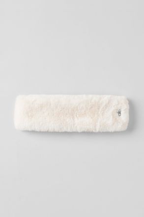 Alo | Amore Faux Fur Earwarmer in Ivory