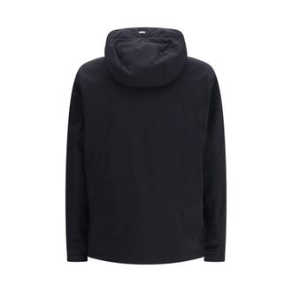 Herno Mens Black Polyester Shell Jacket Clothing