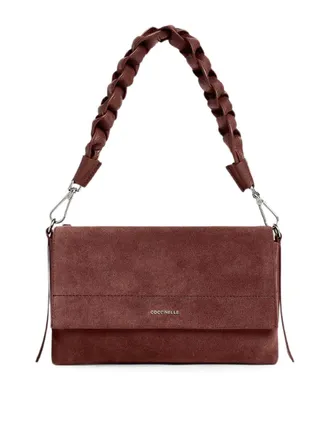 Coccinelle Handbag Suede Leather/Grained Lea