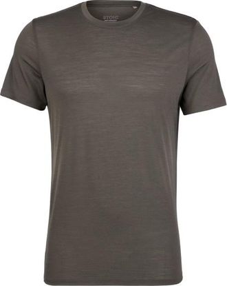 Stoic MerinoChill MMXX. G&ouml;teborg Tee Merinoshirt f&uuml;r Herren | braun