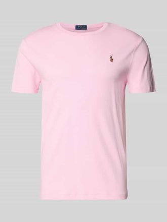 Polo Ralph Lauren Regular Fit T-Shirt aus reiner Baumwolle in Pink, Gr&ouml;&szlig;e XXL