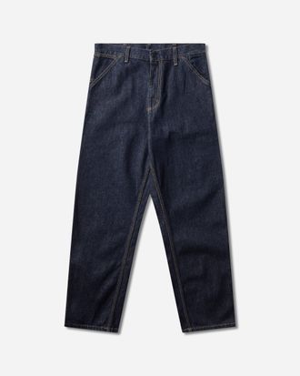 Carhartt Work in Progress Men s Single Knee Pants Blue (Rigid)