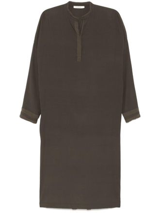 Kristensen Du Nord satin shirt dress - Green