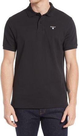 Barbour Sports Classic Fit Piqu&eacute; Polo in Black at Nordstrom Rack, Size Small