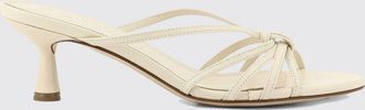 Aeyde Sandali mules Abby in pelle liscia con tacco medio a rocchetto