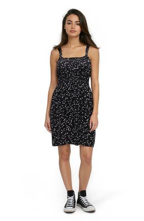 tentree Overlook Dress in Meteorite Black/bloom Floral at Nordstrom, Size X-Large