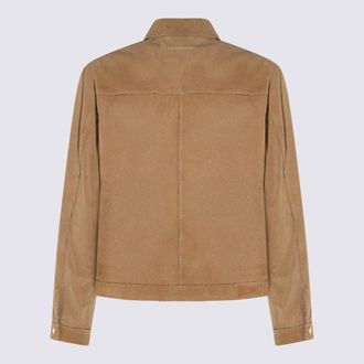 Maison Margiela Mens Jackets Sand _100 % Co