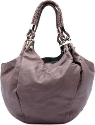 Gucci Pre-owned Hobo Bag - Dames - Vintage Handtas - Bruin - ONE Size - Leer - Vintage