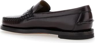 Sebago Womens Loafers Dan Burgundy Leather
