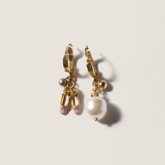 Miu Miu Metal pendant earrings