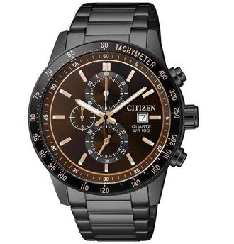 Citizen Chronograph Quartz Brown Dial Mens Watch AN3605-55X
