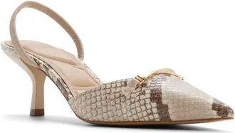 Aldo Lianya Slingback Pointed Toe Pump in Brown Multi at Nordstrom, Size 7.5