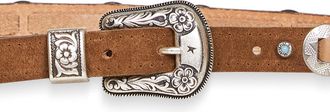 Golden Goose Womens Belt Nubuck Hazelnut Brown Bovine Leather (top Grain)