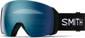 Smith 4D MAG XL ChromaPop Snow Goggles in Black /Everyday Blue at Nordstrom, Size Medium