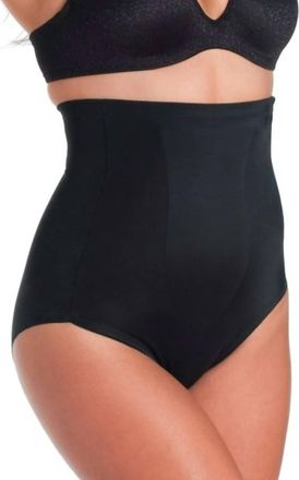 TC Fine Intimates Medium Control High-Waist Brief In Black