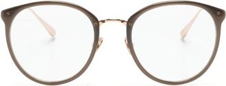 Linda Farrow Calthorpe Optisch Montuur - Dames - Brillen - Bruin - 51 MM - Accessoires