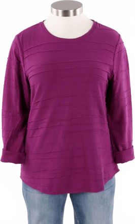 Habitat Womens Steady Stream Long Sleeve Shirt In Mulberry