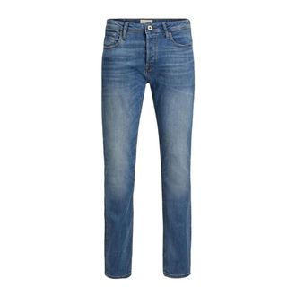 Jack & Jones JJItim Slim-fit Jeans - Heren - Slim Fit Jeans - Blauw - W34 L32 - Katoen - Jeans