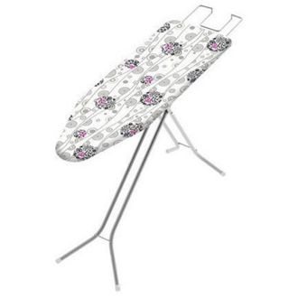 Trade Shop Trade Shop - Tabla De Planchar De Acero F&aacute;cil 110x32 Cm Con Altura Ajustable Y Base