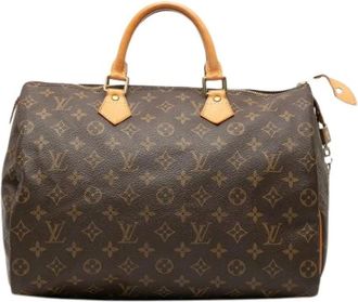 Louis Vuitton Pre-owned Handbags, female, Brown, Size: ONE SIZE Pre-owned Speedy 35