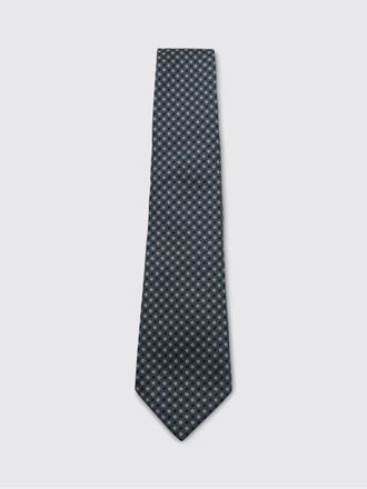 Canali Floral Print Pure Silk Tie