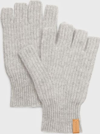 Vince Ribbed Cashmere Fingerless Gloves