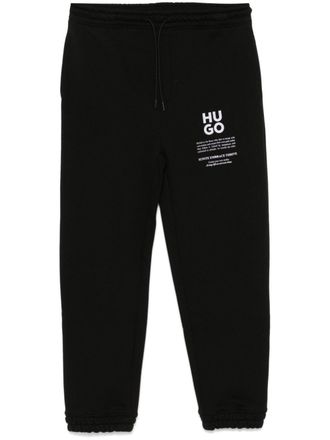 HUGO BOSS Pantaloni sportivi con stampa - Nero