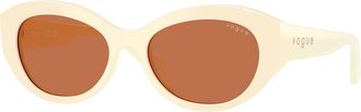 Vogue Eyewear VO5659SU 316773 Womens Sunglasses White Size 52