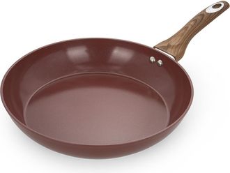 KASANOVA Padella 30 cm in ceramica burgundy New Ceramic