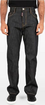 Dsquared2 Pantaloni con cuciture a contrasto - Nero
