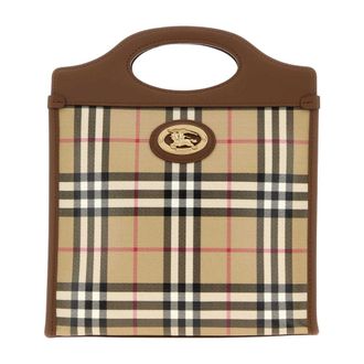 Burberry Dames, Tassen, Beige, Maat: ONE Size Katoen