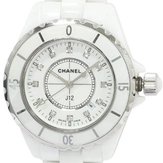 Chanel Pre-owned J12 Wit Keramisch Horloge - Dames - Vintage Horloges - Wit - ONE Size - Vintage