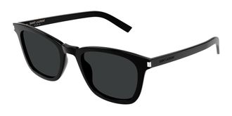 Saint Laurent SL 716/K SLIM Asian Fit 001 Womens Sunglasses Black Size 53 - Free RX Lenses - Free RX Lenses