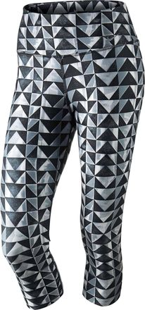 Nike Womens Dri Fit Stretch Capri Pants In Gray