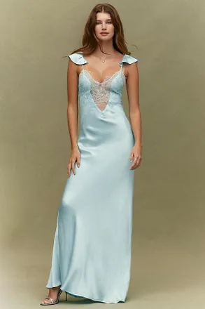 Bardot Ivy Lace Detail Maxi Dress