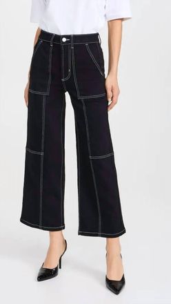 Rails Getty Crop Utility Jeans In Orca