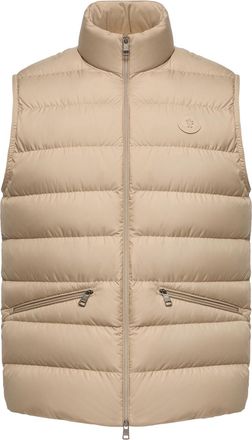 Moncler Moncler Treompan Down Vest, Men, Beige, Size: 1