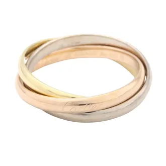 Cartier Gold Silver Yellow Gold (18K) Pink Gold (18K) White Gold (18K) Band Ring (Pre-Owned)