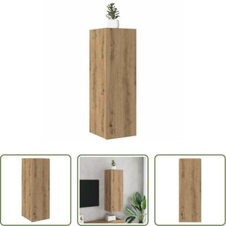 vidaXL vidaXL Arredamento moderno - Mobile TV Rovere Artigianale 30,5x30x90 cm in Legno Multistrato