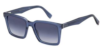 Tommy Hilfiger Blue Shaded Square Mens Sunglasses TH 2067/S 0PJP/08 53