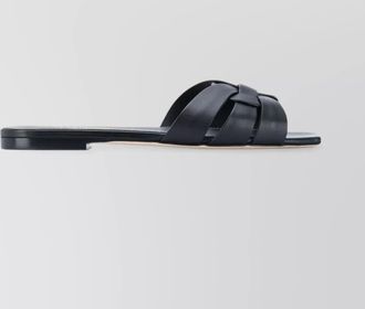 Saint Laurent strappy square toe mules