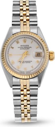 Rolex Pre-owned Rolex Datejust Automatic Chronometer White Dial Ladies Watch 69173 WRJ