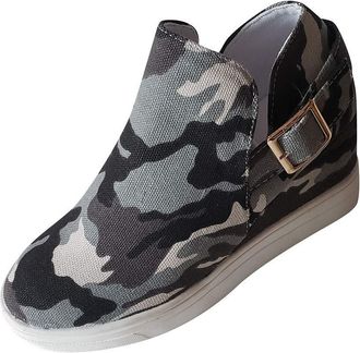 Generic Women Wide Fit Running Shoes Womens Lightweight Arch Support Sneakers Leisure Fashion Outdoor Casual Shoes Womens -on Breathable Womens Trainers Size 